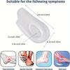 Heel & Friction with Self-Adhesive Gel Heel Pads - Comfort & Shock Absorption!