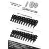 Torx and Hex Bit Socket Set 1/4” Drive S2 Steel CR-V: 25pcs Allen Wrench Kit with Adapters – For Mechanic, DIY, Automotive & Hom
