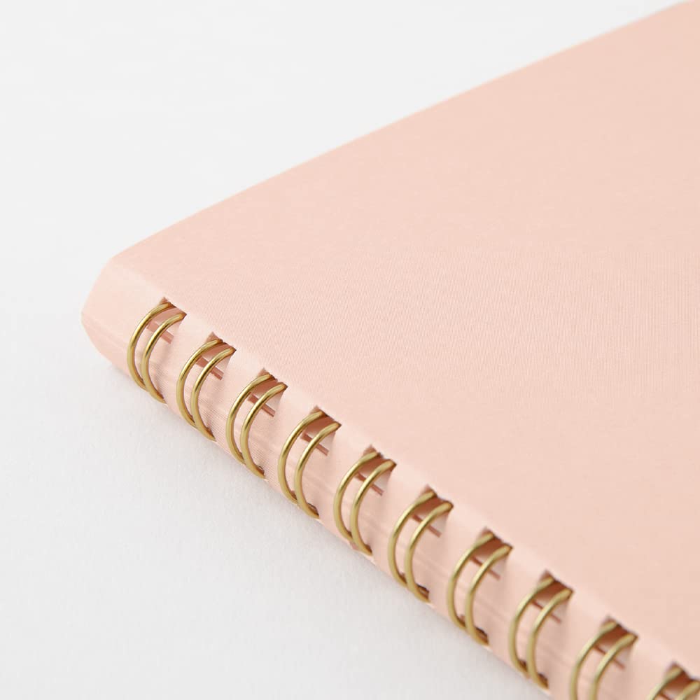 DESIGNPHIL MIDORI A5 Ring Notebook - Pink Dot Grid, Stylish Journal 15332006