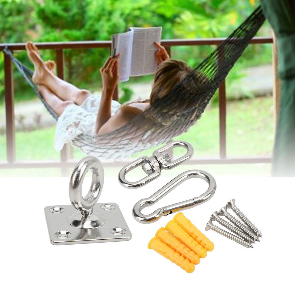 Hammock Chair Hanging Kit Stainless Steel Swing Ceiling Mount Set for Yoga Hammock Punching Bag