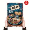 Putuo Decor pc German Vintage Metal Tin Sign In This Office We Laugh Together Wall Art Decor for Home Office Studio Gif