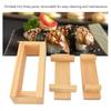 Kitchen Gadget Wooden Sushi Press Detachable Effortless Rice Roll Maker Rectangular Easy To Clean Rice Roll Mould Home Kitchen