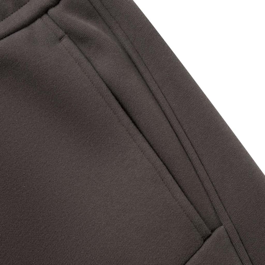 Li Ning Sports Lifestyle Series Straight Leg Simple Versatile Casual Fleece Lined Warm Knit Sports Pants Women Bottoms Black Chocolate-Brown AKLV956-6