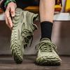 Casual Trendy Men's Shoes 2025 Knitted Breathable Lazy Shoes One Step Causal Outdoor Shoes Round Toe PVC Sole Non-Lace Up