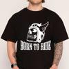 Winged Skull Motorcycle Rider Tshirt 100 Cotton ONeck T Shirt Fashion Short Sleeve Mens Tees Graphic Tshirts