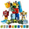 Popular Transformation Toy Assembly Educational Building Block Action Puppet Digital Robot Develop Brain Gift Children Toys