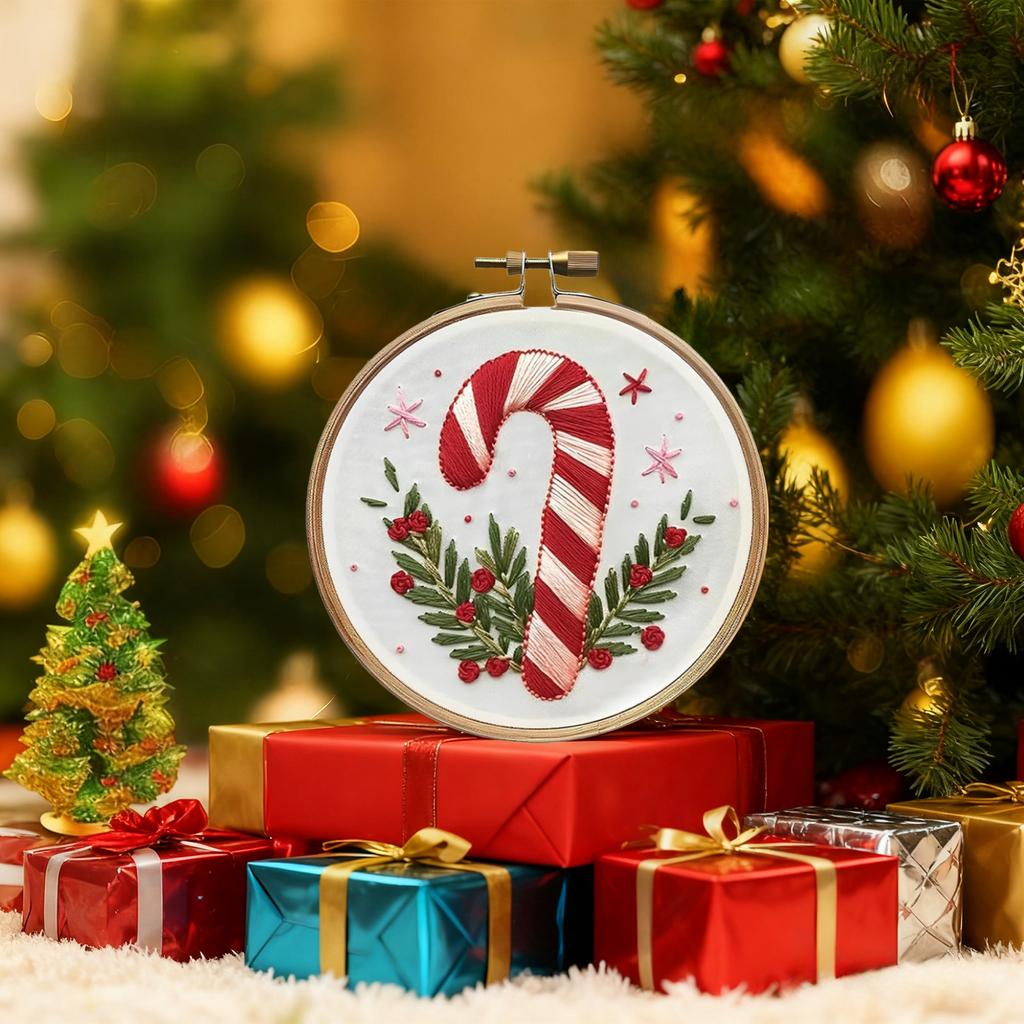 Christmas Kit Embroidery Handmade DIY Materials