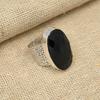 Black Spinel Jewelry 925 Sterling Silver Handmade Gemstone Ring Dainty Gift For Her