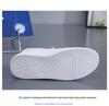 2025 Summer Women's Mesh Breathable Casual Sneakers - Korean Style, Non-slip, Fashionable Soft Sole, White.