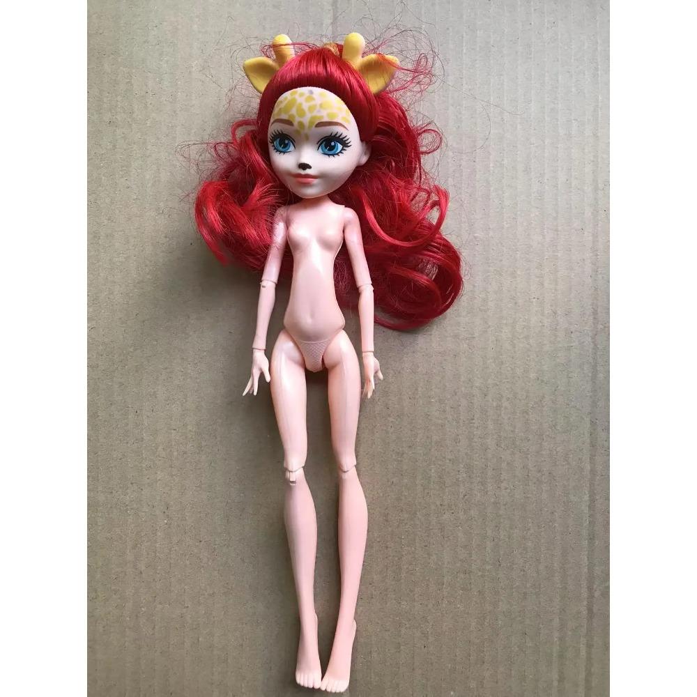 Slim Doll Body Heads Colorful Hair Doll Head Green White Black Brown Pink Beige Color Doll Body Multi Joints Movable Doll Figure