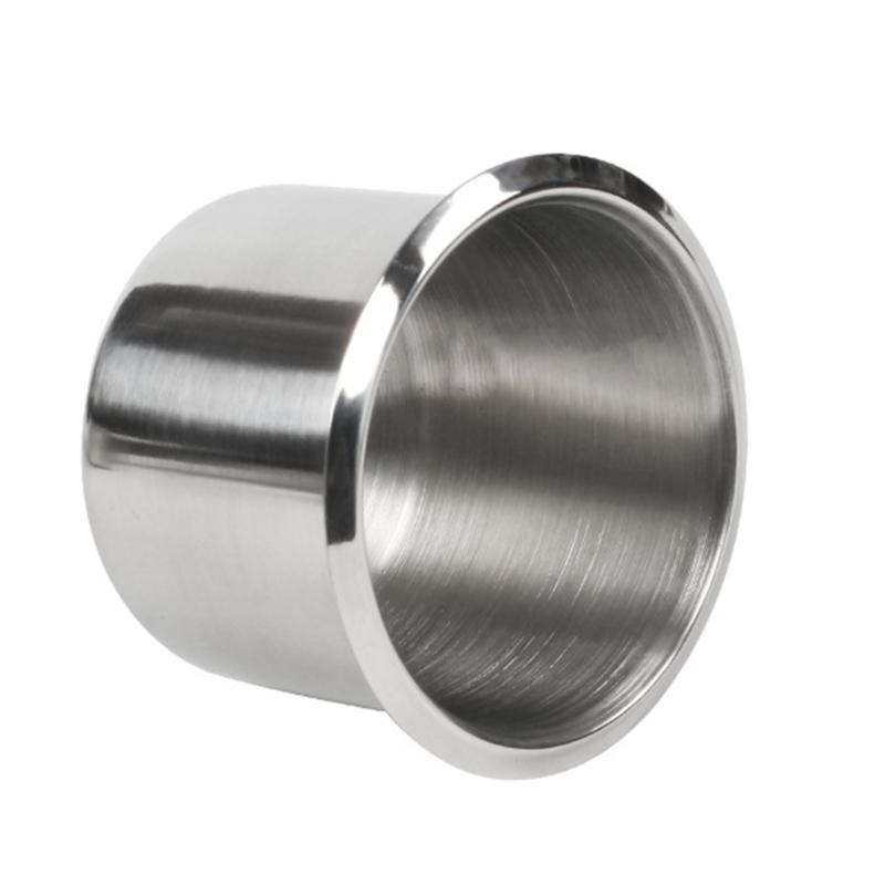 Uchwyt na kubek Odporny na rdzę Wpuszczany Wstawka Uchwyt na napoje do przyczepy Kampery Uniwersalny Stal nierdzewna Uchwyt na kubek Napój Puszkę