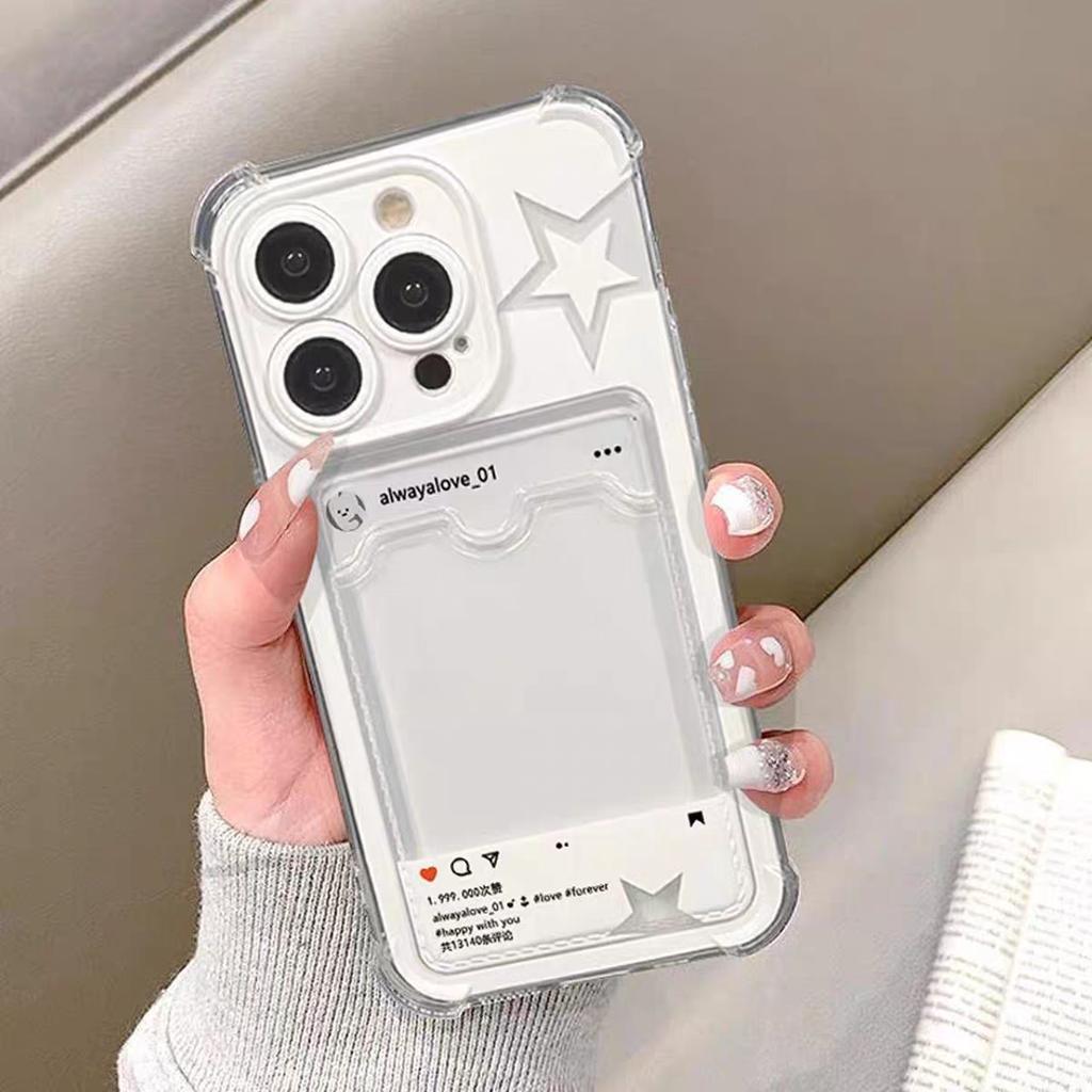 Coque de téléphone Mignonne Motif Étoile Scintillante Pour OPPO Reno 12F 13F 13 8 7 6 Pro A18 A38 A58 A98 A78 A60 A3 A5 Pro A3X A54 A74 Coque Transparente