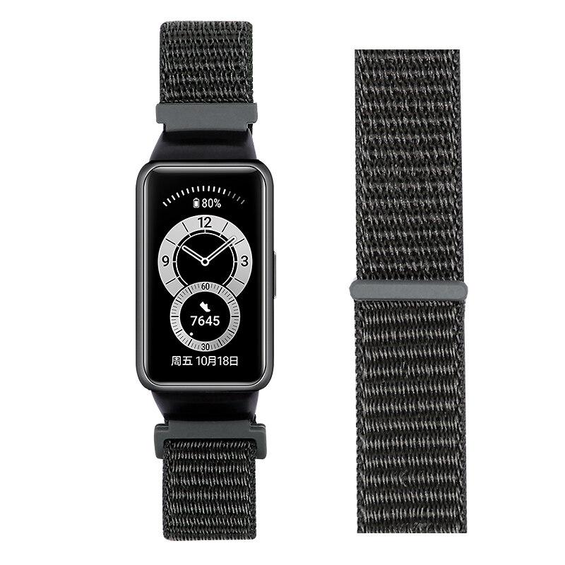 New Adjustable Nylon Strap for Huawei Band 6 Breathable 6NFC Replacement Accessories Bracelet for Honor Band 6 Wristband