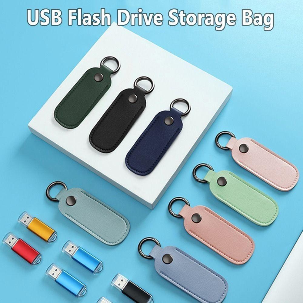 Digital Accessories Pendrive Protective Cover Storage Bag U Disk Pouch USB Flash Drive Memory Stick Case