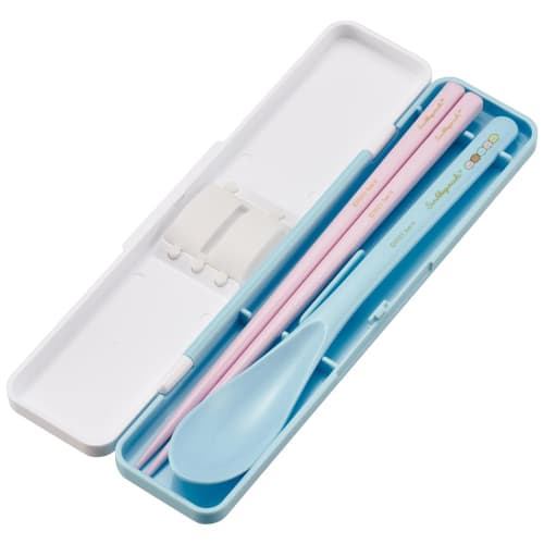 Kombinovaná sada hůlky na bruslaře, 18cm antibakteriální krabička na oběd pro dospělé je dodávána se silikonovým polštářkem a nevydává zvuk Made in Ja