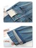 Women's Retro High-Waisted Wide-Leg Jeans - 2025 Spring/Autumn Nine-Point Pants