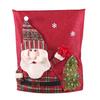 Xmas Reindeer Chair Slipcover Protector for Kitchen Hotel Holiday Party Decor
