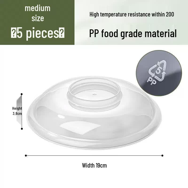 PP5 Food-Grade Microwave Splatter Cover