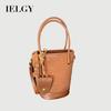 Ladies Messenger Bag Autumn Winter Retro Suede Portable Bucket Bag