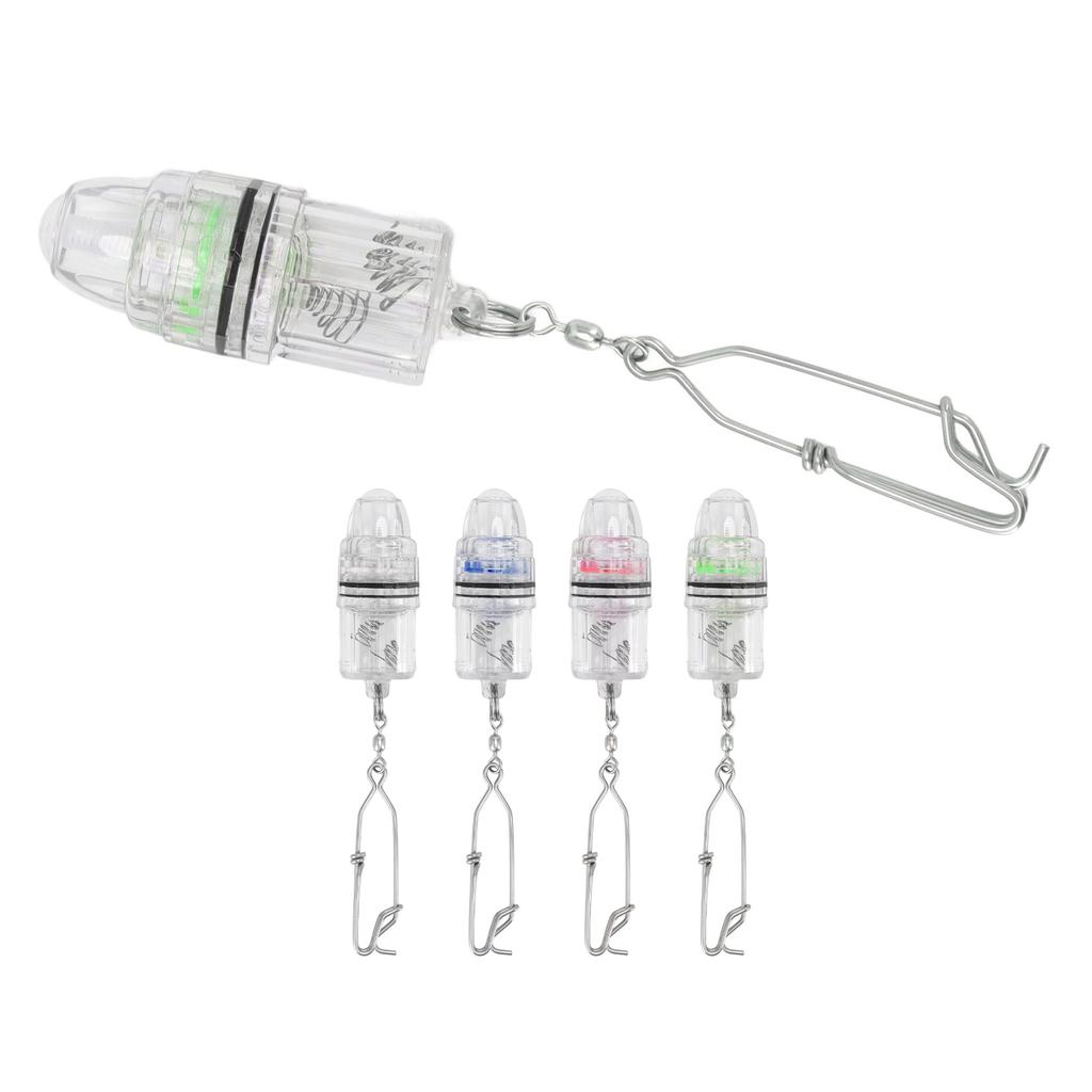 Fish Attracting Indicator Underwater Deep Drop LED Fish Lure Light with Metal Reinforced Large Pin H