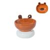 Ceramic Pet High Foot Bowl Cute Dog Food Feeding Basin Pet Drinking Feeder  Kitten Puppy