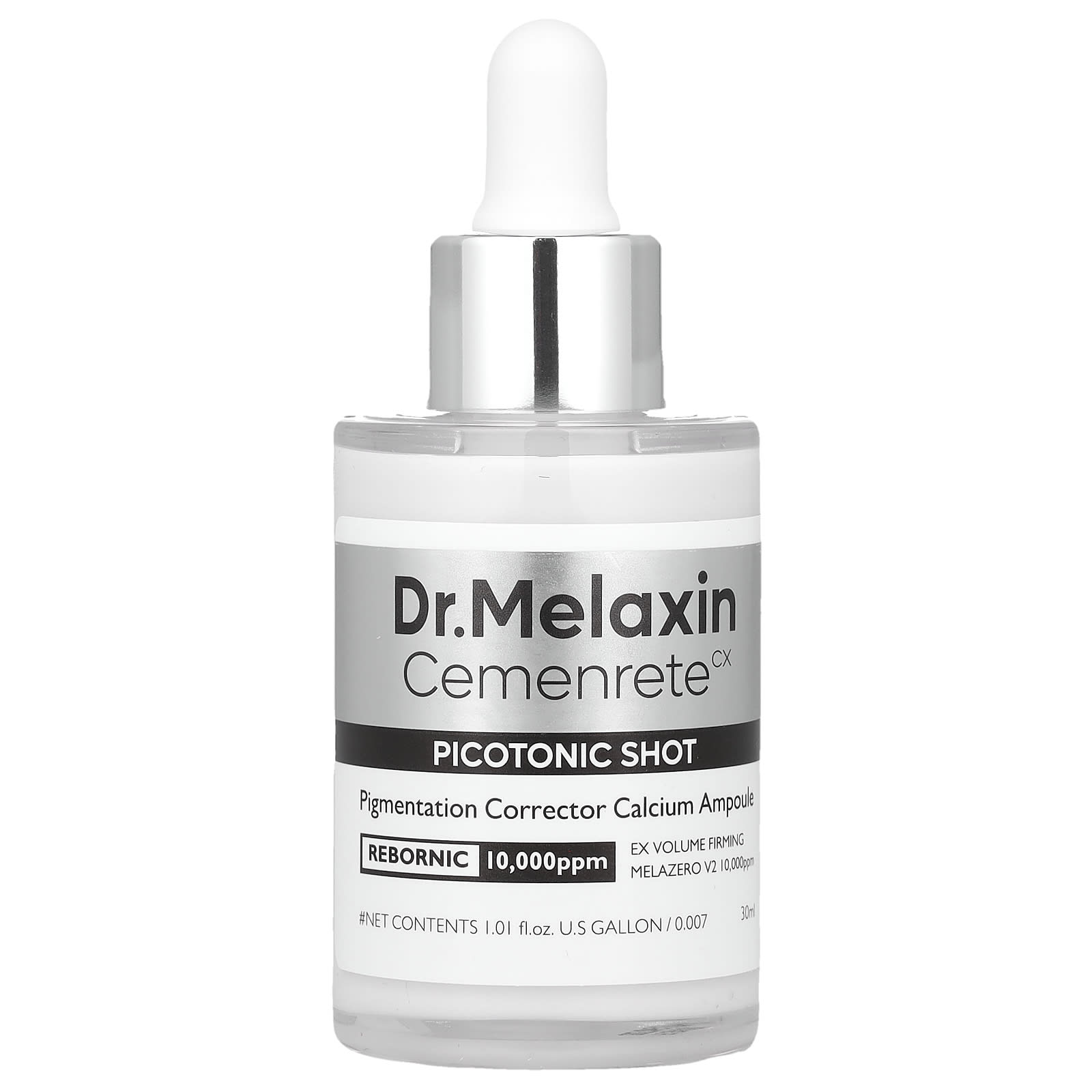 

Dr.Melaxin, Cemenrete, Phicotonic Shot Коректор пігментації Кальцієва ампула, 30 мл (1,01 рідкої унції)