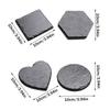 Table Coaster Japanese Style Reusable Slate Stone Drink Coaster Decorative Kitchen Tea Cup Mug Heat Resistant Rock Coaster