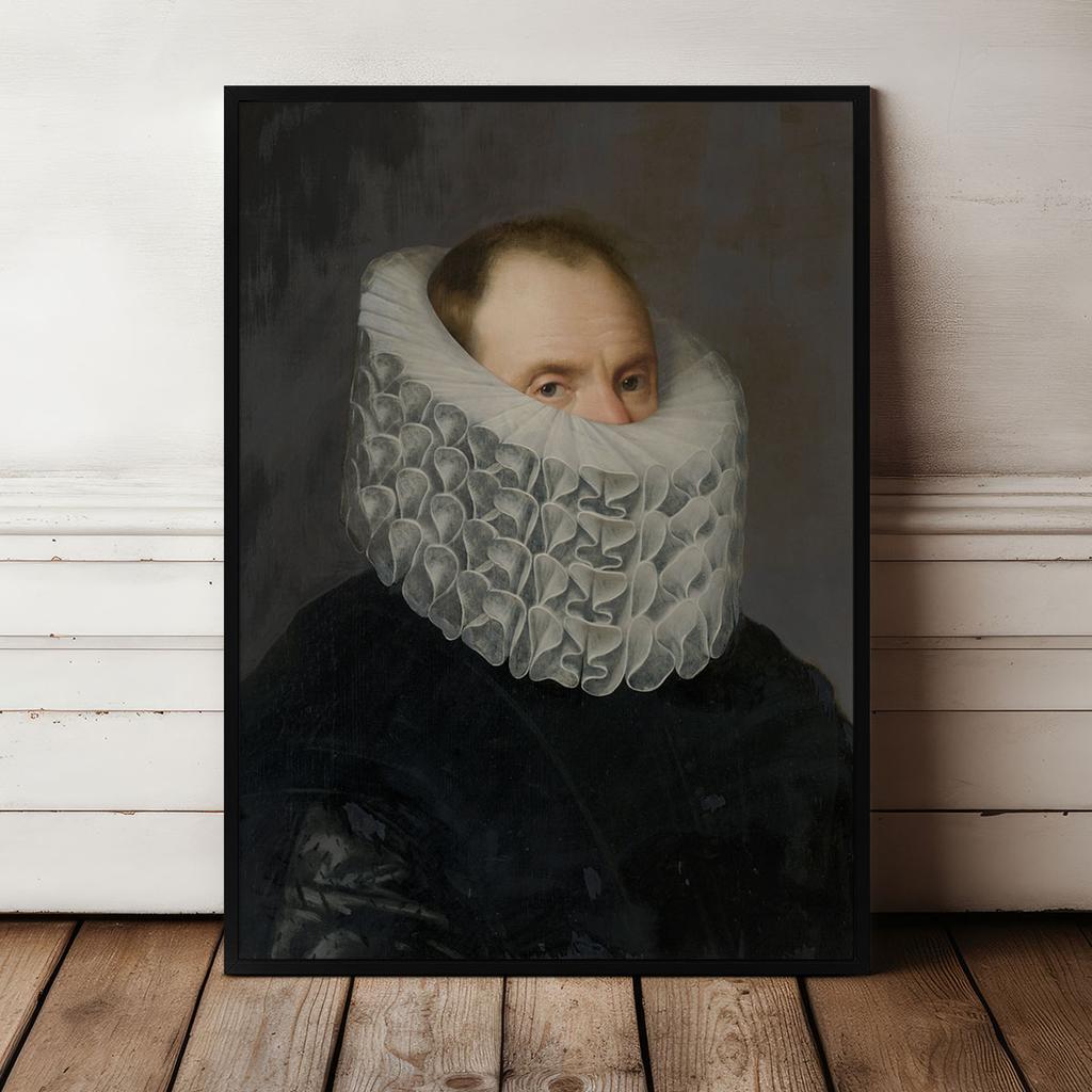 Poster Portrait White Lace