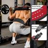 Tyngdlyftningsbälte för knäböj skivstång styrkelyft justerbart läder midjestöd bodybuilding träning fitness skyddsbälte