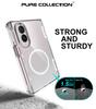 Hinge Protection Transparent Case for Samsung Galaxy Z Fold8, TPU PC Shock Absorbing Foldable Cover-Clear