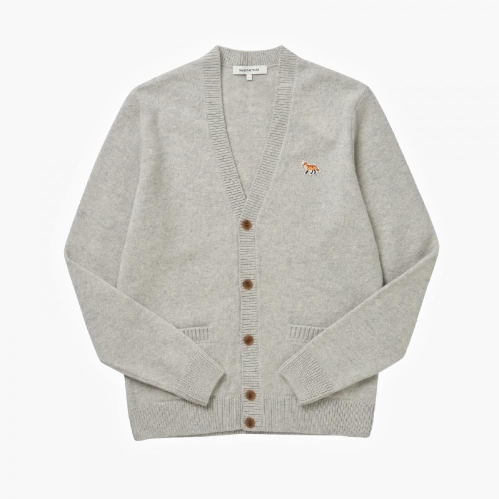 MaiSon KitSune Lm00507kt1006 H120 Baby Fox Patch V Neck Men S Cardigan