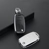 Alloy Leather Car Key Case Full Cover For Vw Volkswagen Polo Golf Passat Beetle Caddy T5 Up Eos Tiguan Skoda A5 Seat Leon Altea