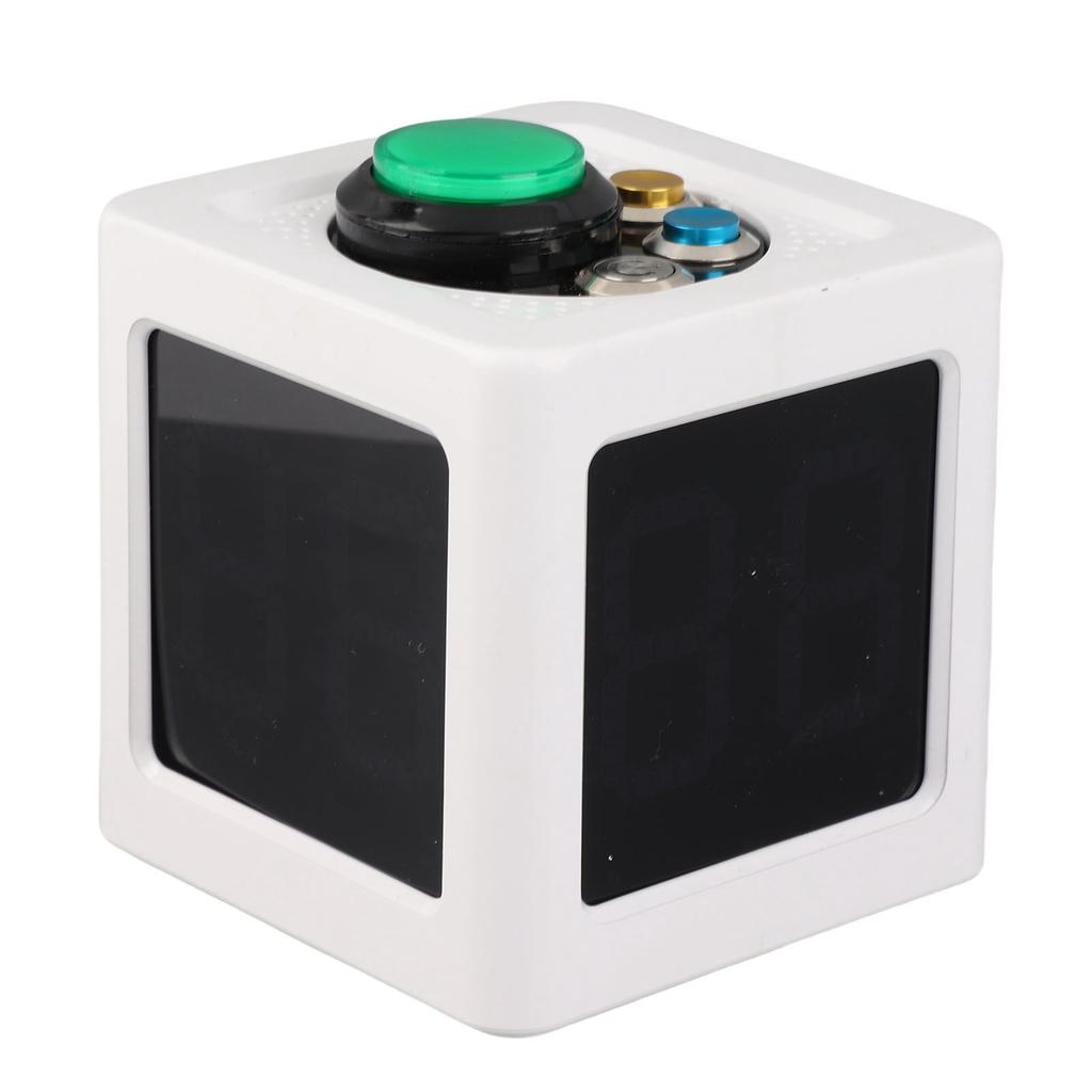 Cube Timer 1.4in 4 Sided Digital Shot Countdown Stopwatch for Private Poker Chess Casinos