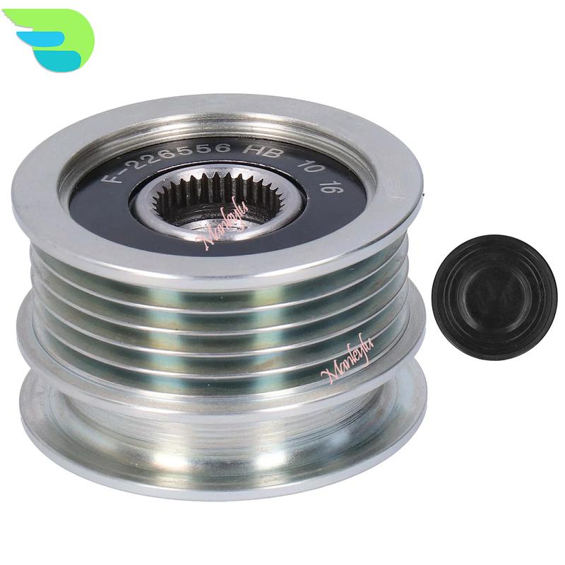 Overrunning Alternator Clutch Pulley for SEAT SKODA Volkswagen Polo Caddy 028903028P 028903119AP 028903119S 535000910 55468