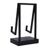 Metal Plate Stand Black Table Easel Stand Modern Book Picture Frame Artwork Holder for Display