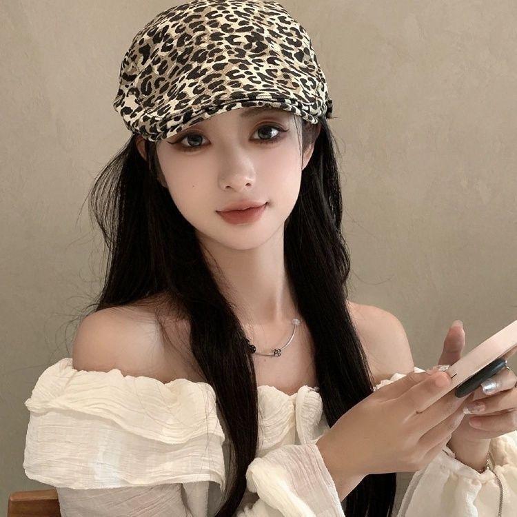 Geborduurde pet voor- en achterkant kan zomerse baret dragen Koreaanse versie van mode