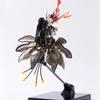 1/10 Rosado Mecha Girl Model Kit 3-Head Petal Armor Action Figures Assembly Toy With Effect Parts Collectible Gift Desktop Decor