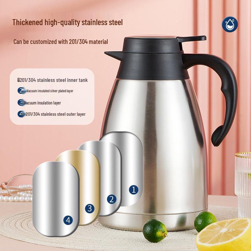 Stainless Steel Large Capacity Vacuum Insulated Hot Water Bottle with Steel Lid