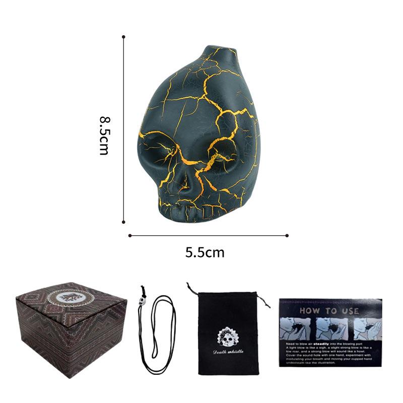 Aztec Ghost Scream Whistle: Handmade Terracotta Halloween Prank