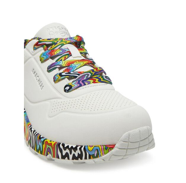 Skechers Jen Stark Sneakers: Uno - Mini Drip 177959/WMLT White