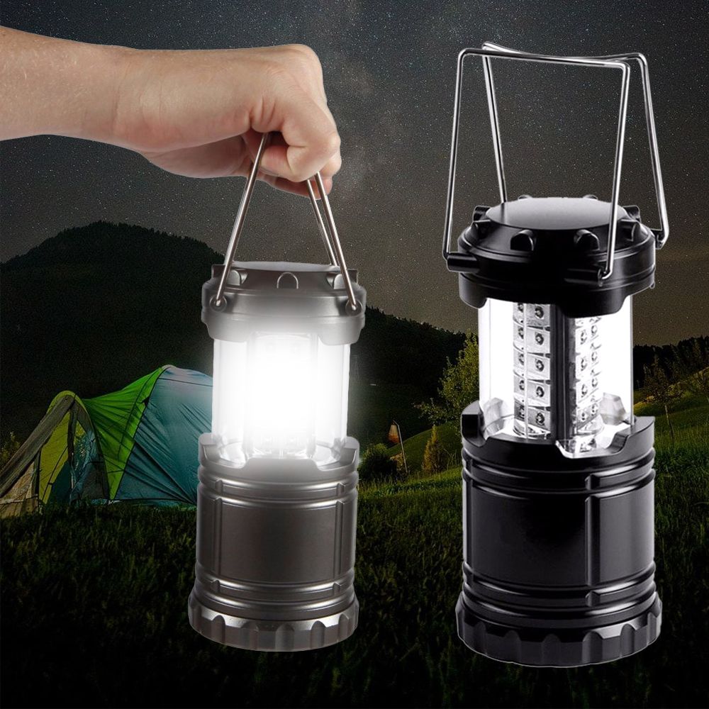 Outdoor Flashlight Portable Camping Light Working Lighting 30LED Tent Lamp Emergency Lantern