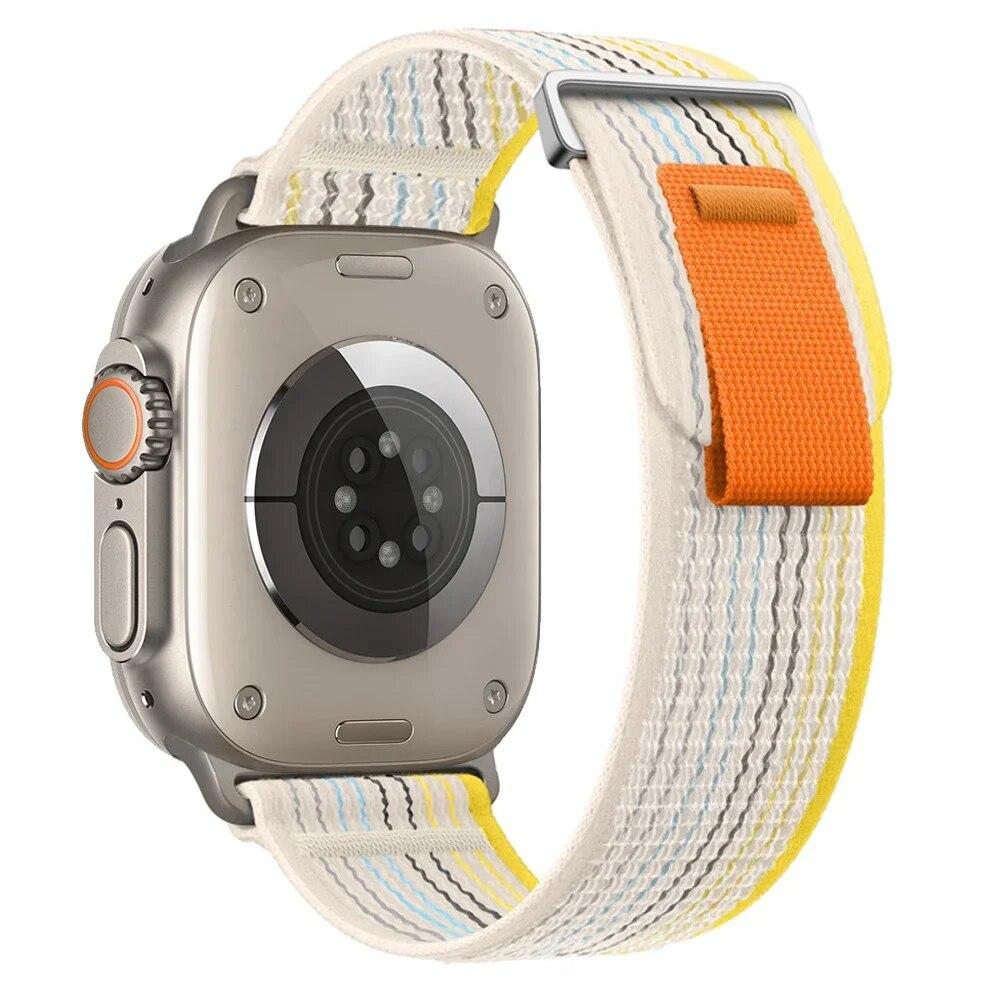 Trail Loop Band for Apple Watch Ultra 2 49MM Strap 44mm 40mm 41mm 42mm Correa Bracelet for IWatch Series 9 8 7 6 5 Se 45mm Strap