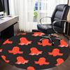 1pc Octopus Pattern Office Round Rug, Non-slip, Soft and Durable Office Rug for Interior Decoration, Perfect for Office, Beautiful Decoration yy260312