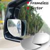 Car Outside Mirror Blind Spot Auxiliary Mirror Rear View Convex Wide Angle Parking Reversing Rearview Rimless Mirrors