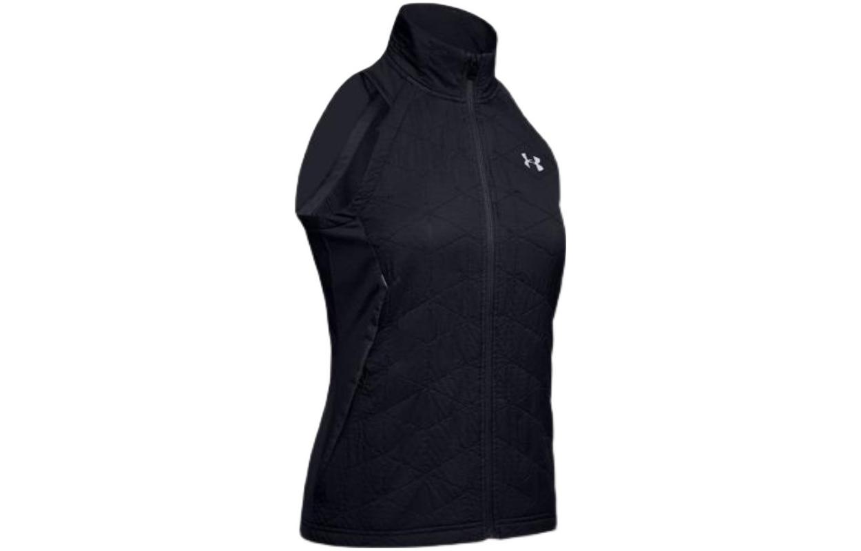 Under Armour Vests Women s Black Stand Collar Moderate Other 1342804-001 M