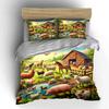 Harmony-filled farm paradise Bedding sets Duvet covers Pillowcases(1* Duvet Cover 2* Pillowcases without duvet insert)