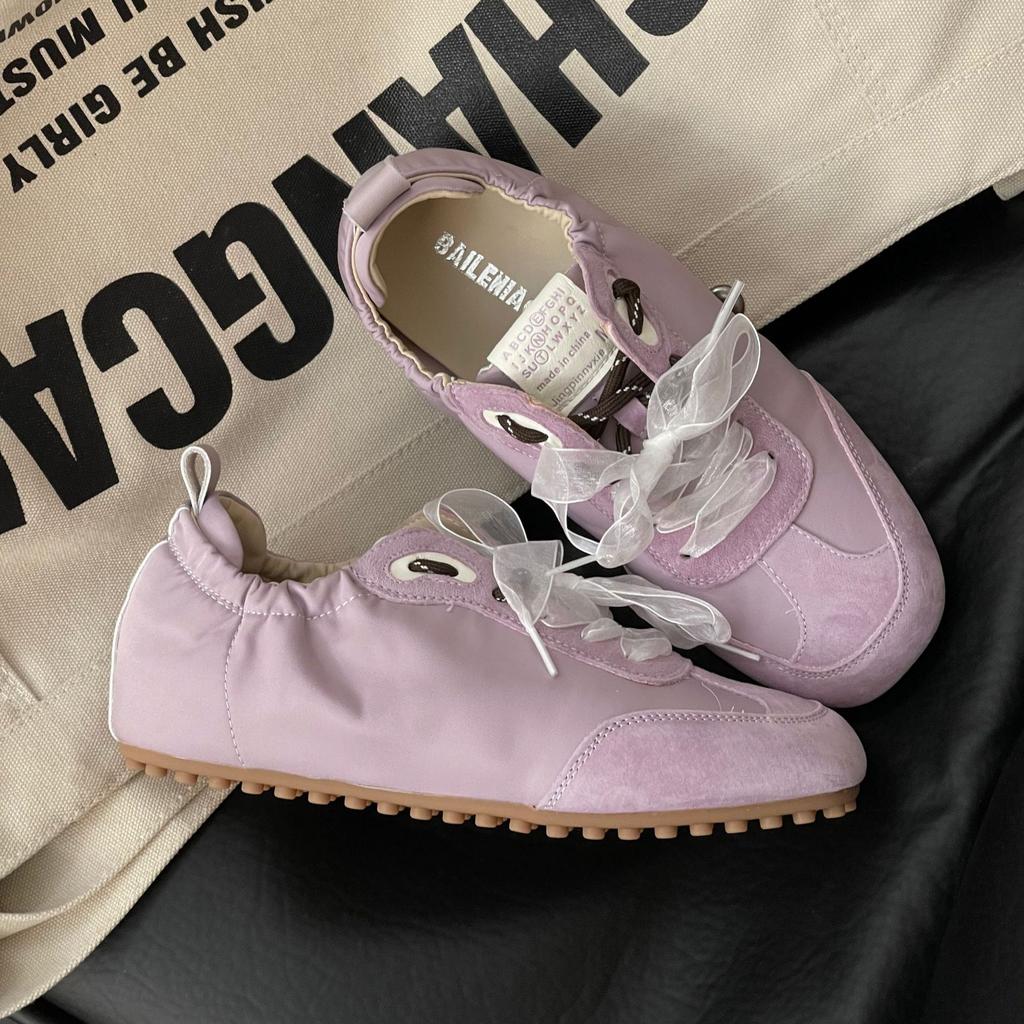 Neue Leder-Flachboden-Bequem-Leicht-Farbabstimmung-Mode-Freizeit-Weiße Schuhe