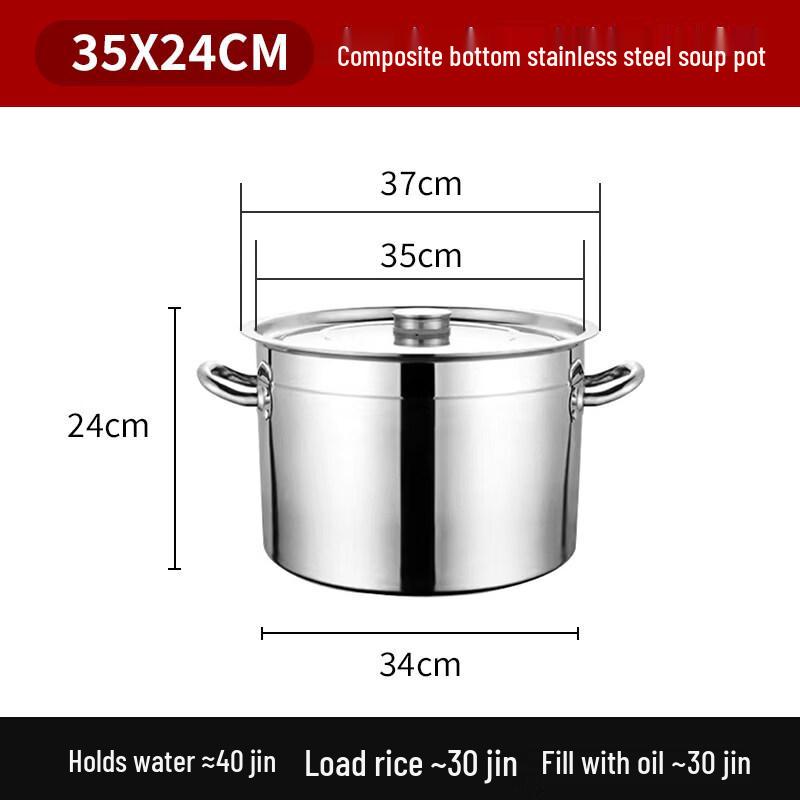 Stainless Steel Multi-Cooker Stockpot with Lid