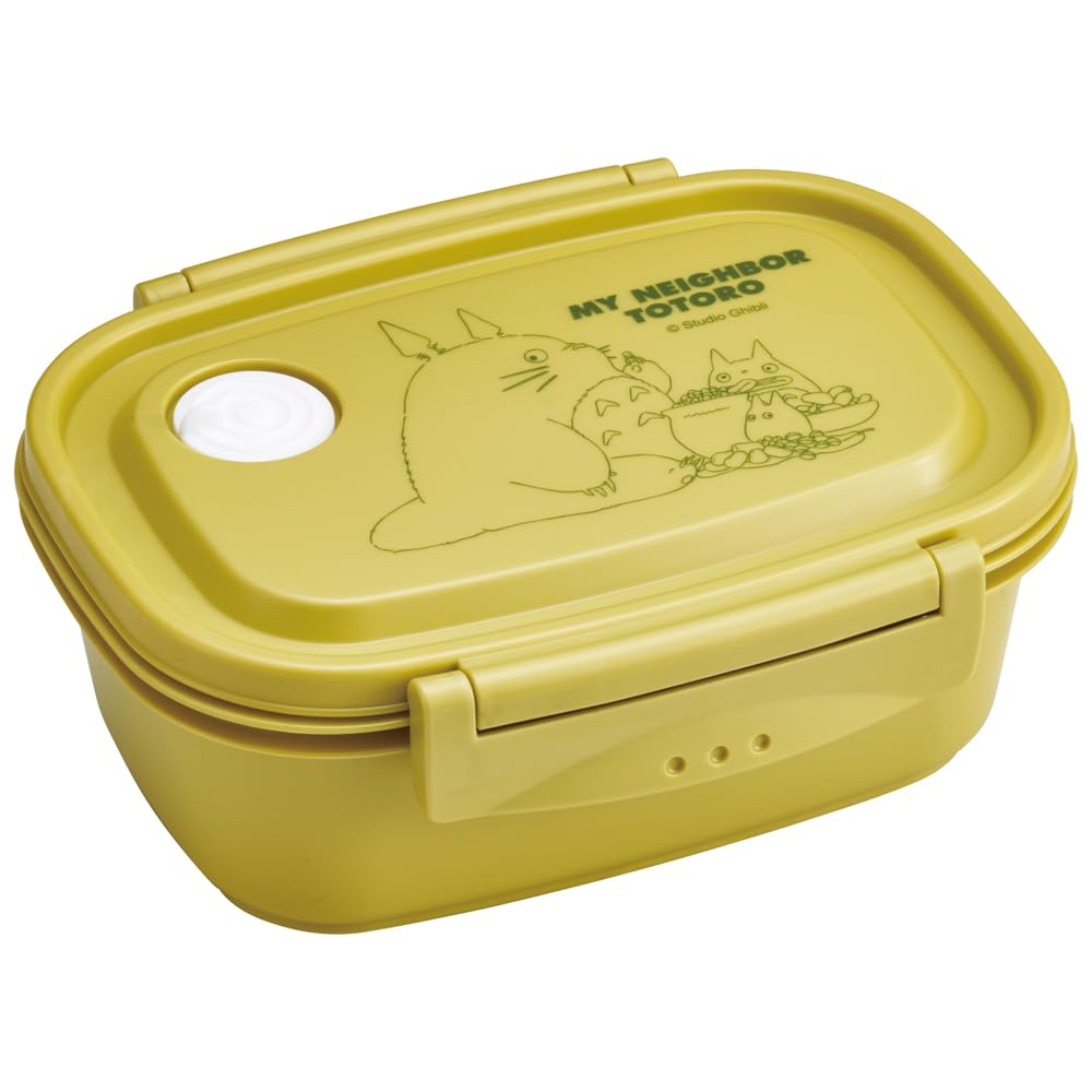 Skater Easy Light Bento Sealable Storage My Neighbor Studio Ghibli Made in & Box, Medium, 550ml, Microwaveable, Container, Totoro, Nuts, Design,