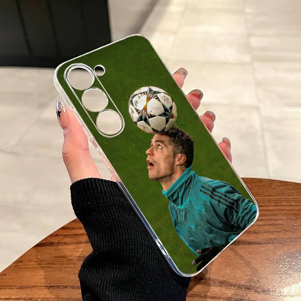 CR7-Ronaldo Football Phone Case For SamsungA10,12,20,21S,30,31,40,50,51,52,70,71 Transparent Cover Samsung a21s